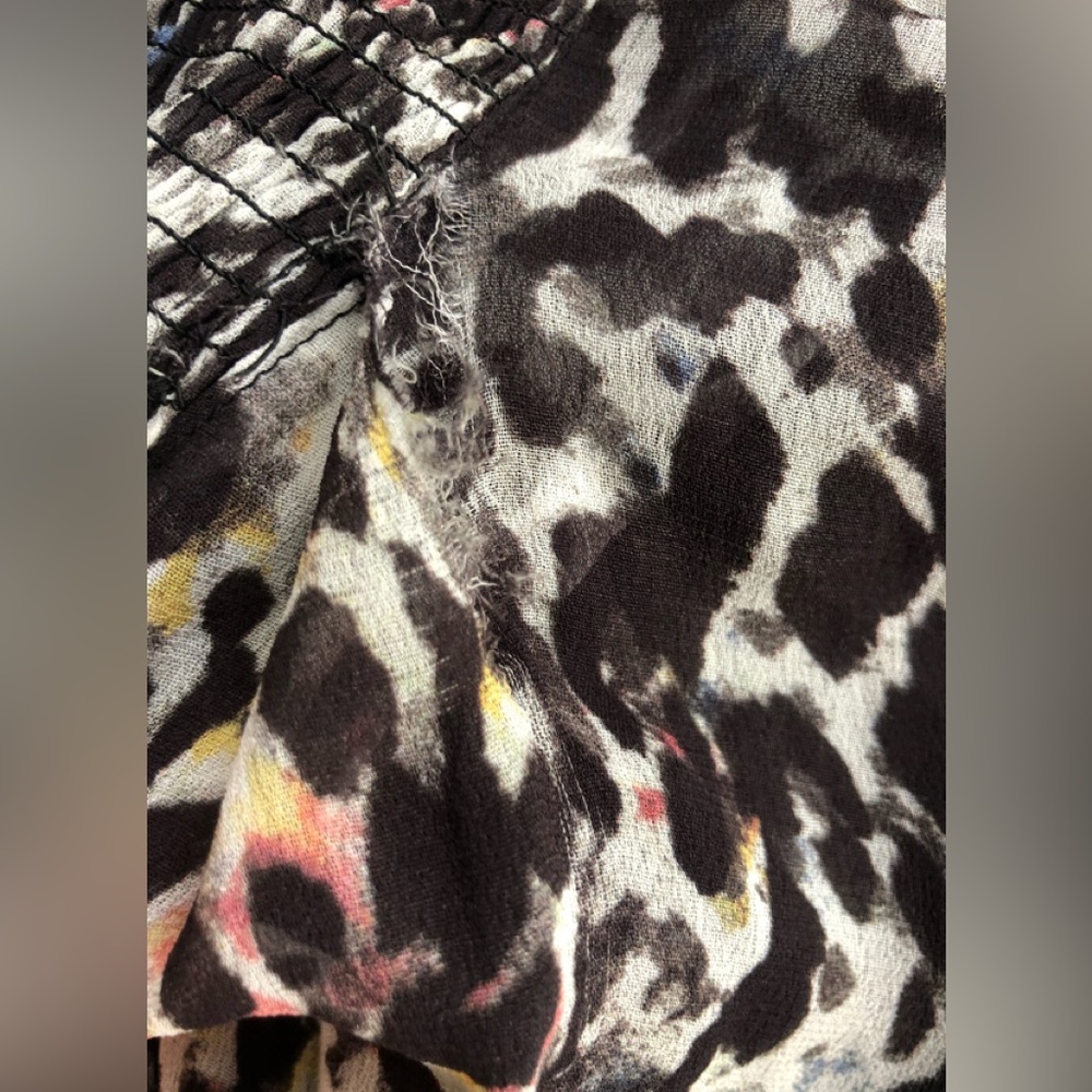 ALLSAINTS Malley Leofall Leopard Print Dress Size: M - Picture 16 of 16